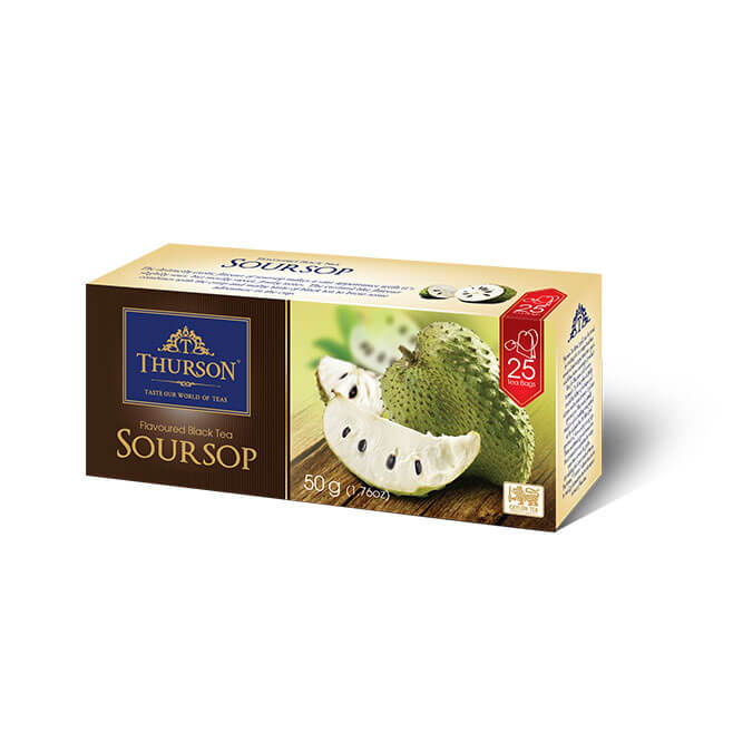 Czarna herbata cejlońska Soursop - 25 torebek herbaty